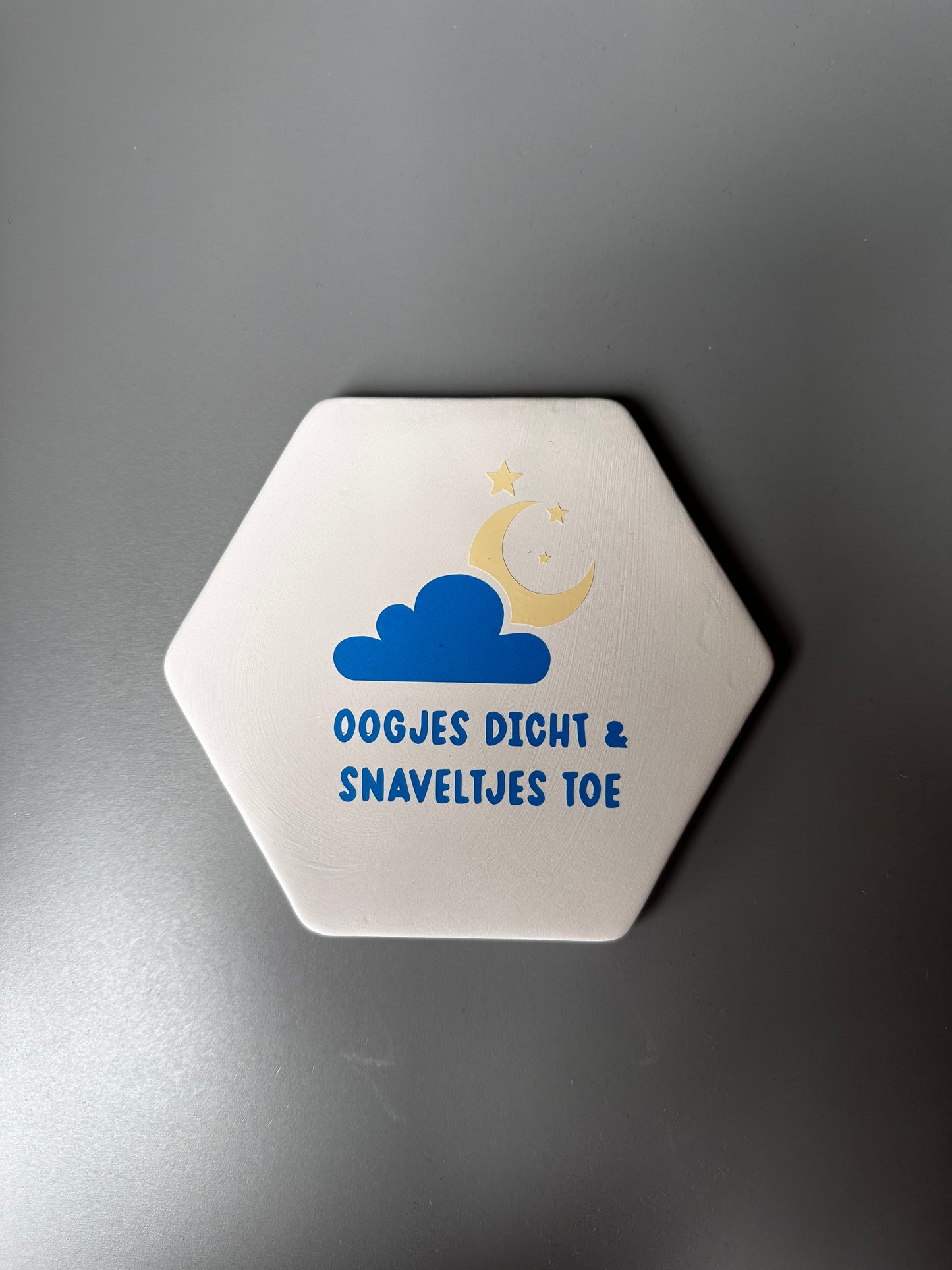 Klein tegeltje NACHT