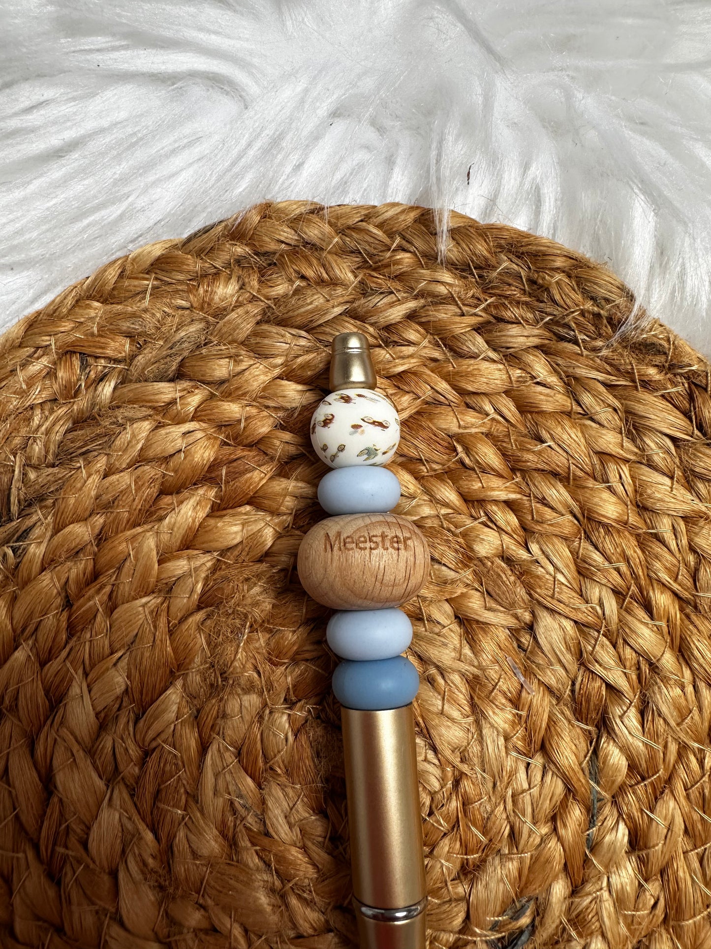 Pen/potlood meester blue