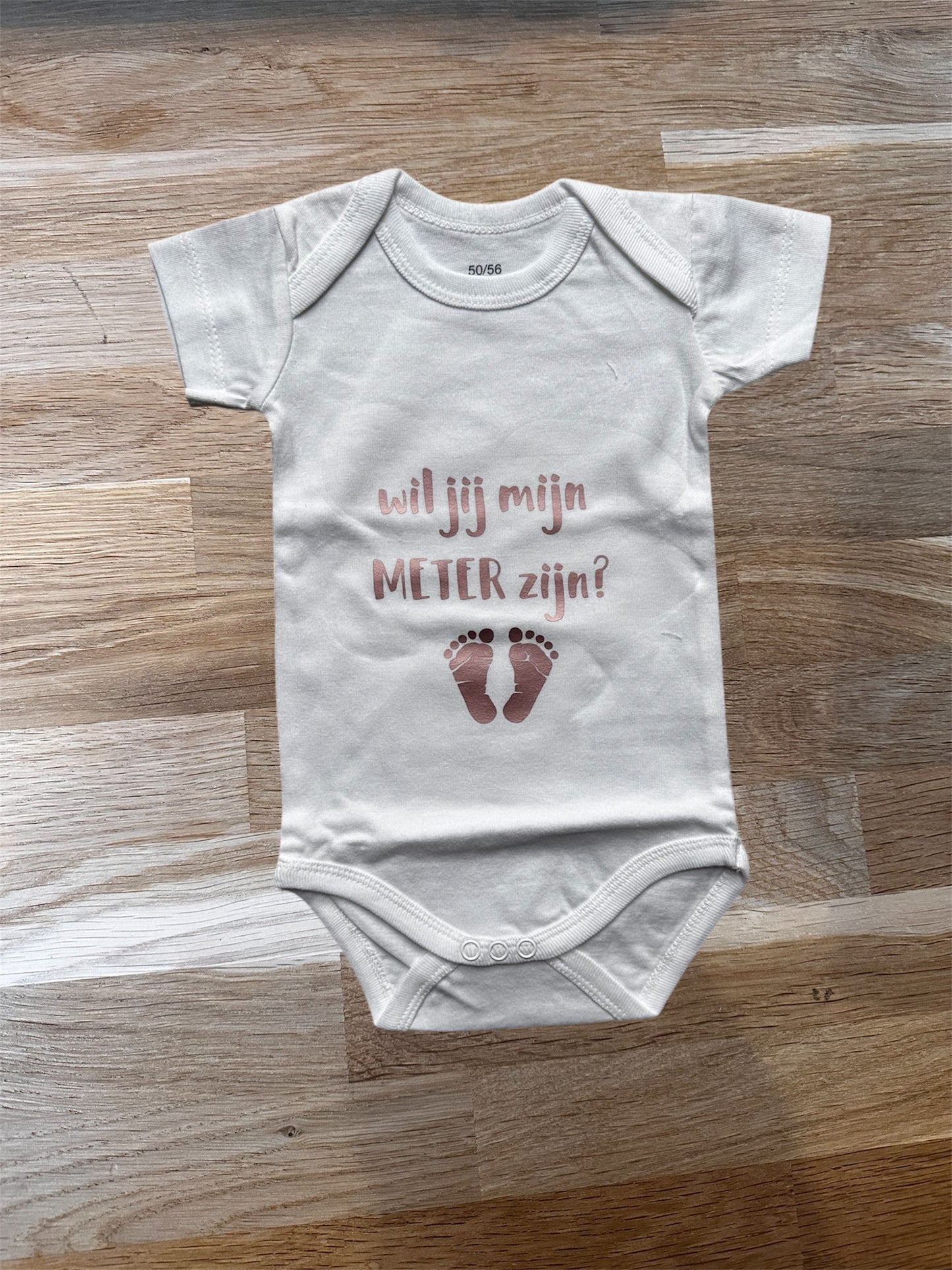 Romper tekst - meter voetjes