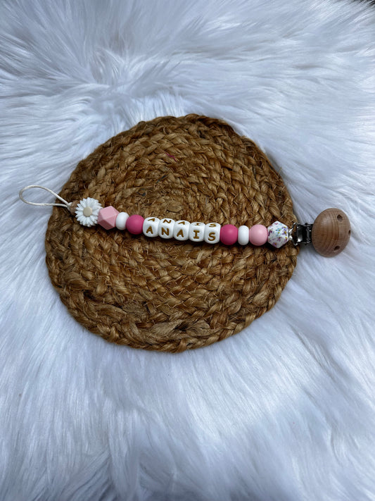 Fopspeenkoord pink daisy blossom