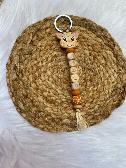 Naamsleutelhanger giraf