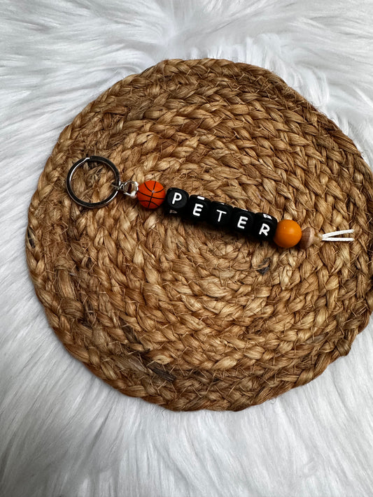 Naamsleutelhanger basket
