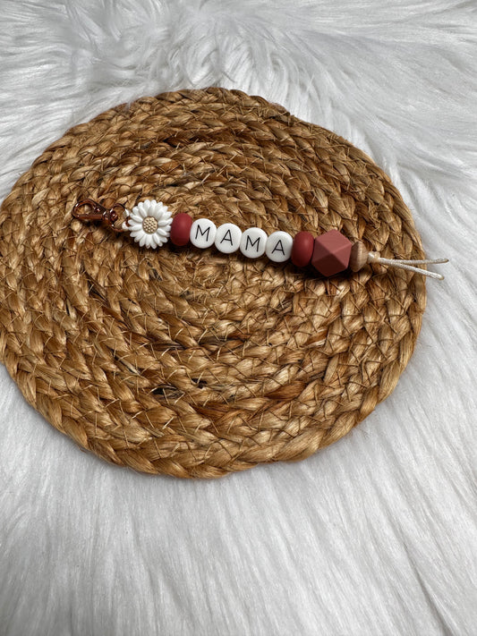 Naamsleutelhanger daisy