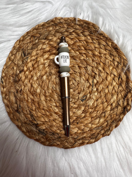 Pen/potlood teacher life