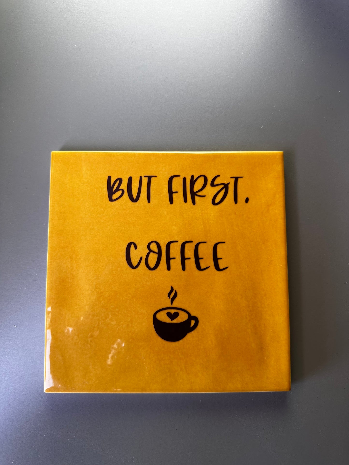 Gekleurde tegel Koffie