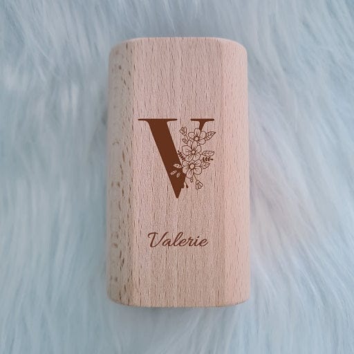 Houten pennenhouder met Naam