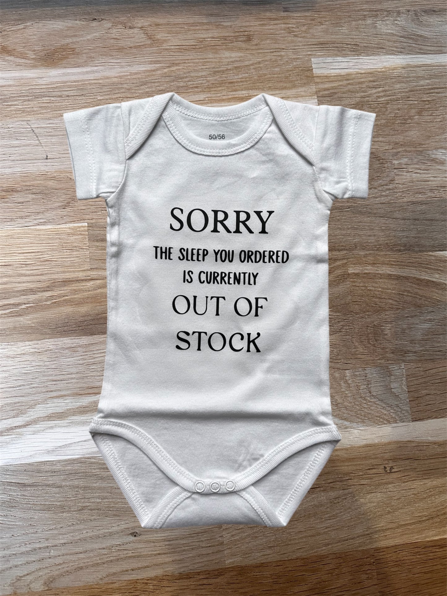 Romper tekst - sleep out of stock