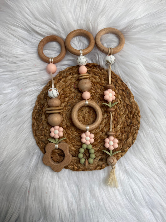 Set baby gym hanger - fleur