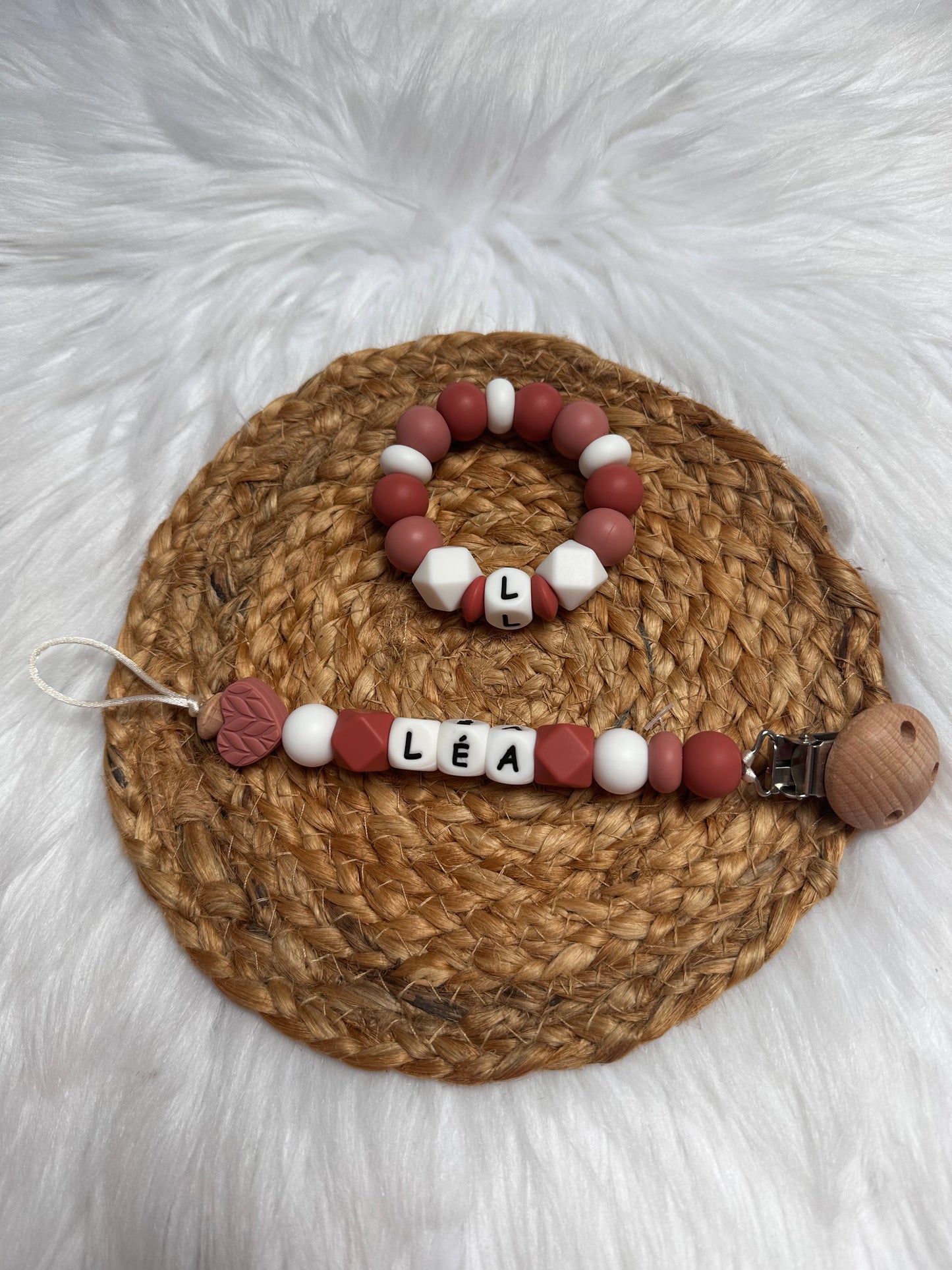 Newborn set maroon love