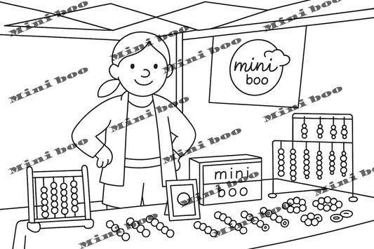 Download: kleurplaat Mini Boo