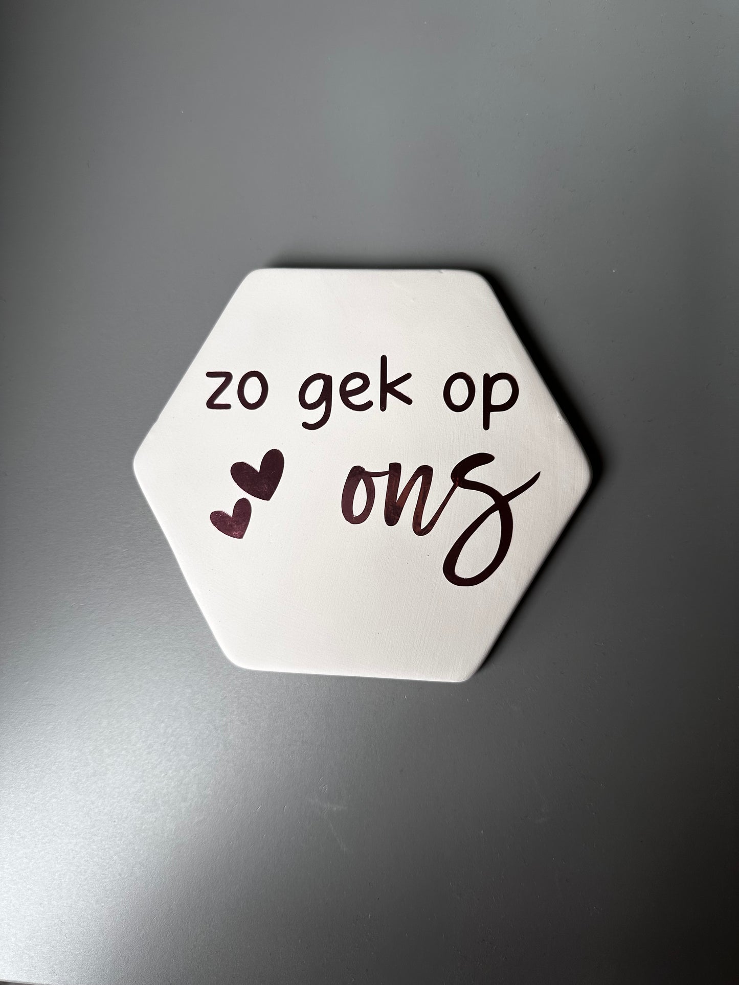 Klein tegeltje LIEFDE