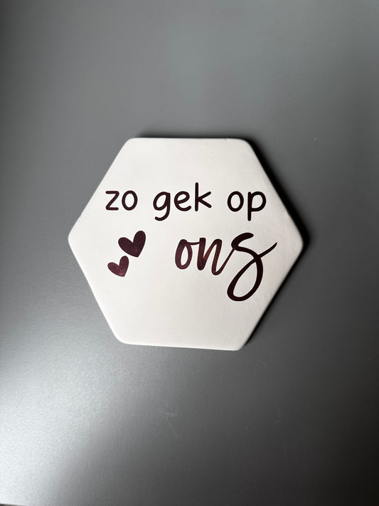 Klein tegeltje LIEFDE
