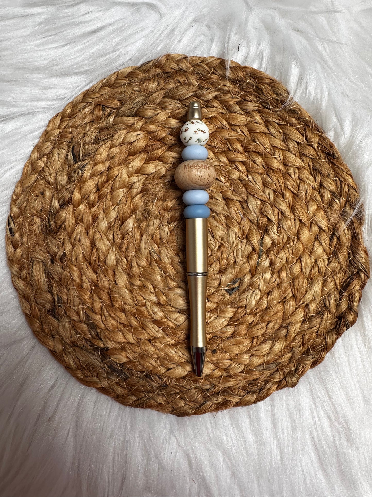 Pen/potlood meester blue