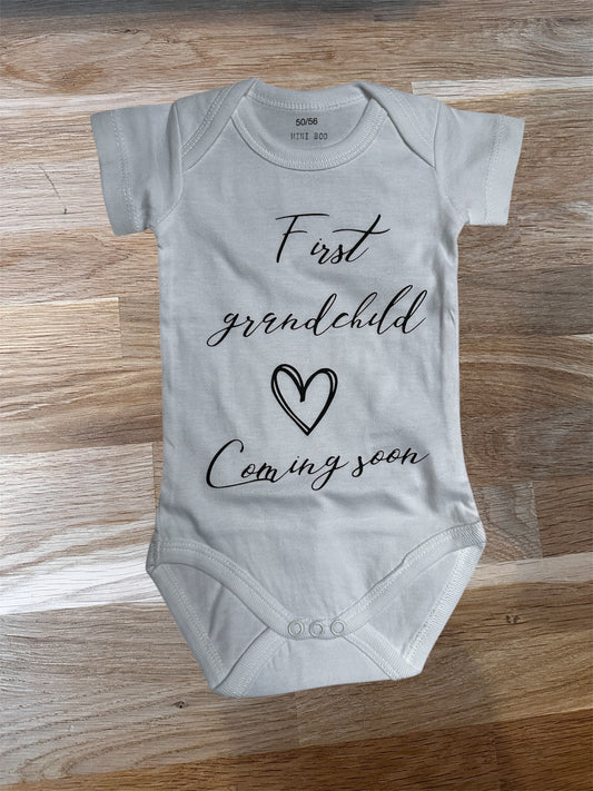 Romper tekst - Grandchild coming