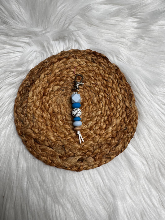 Sleutelhanger muziek blauw