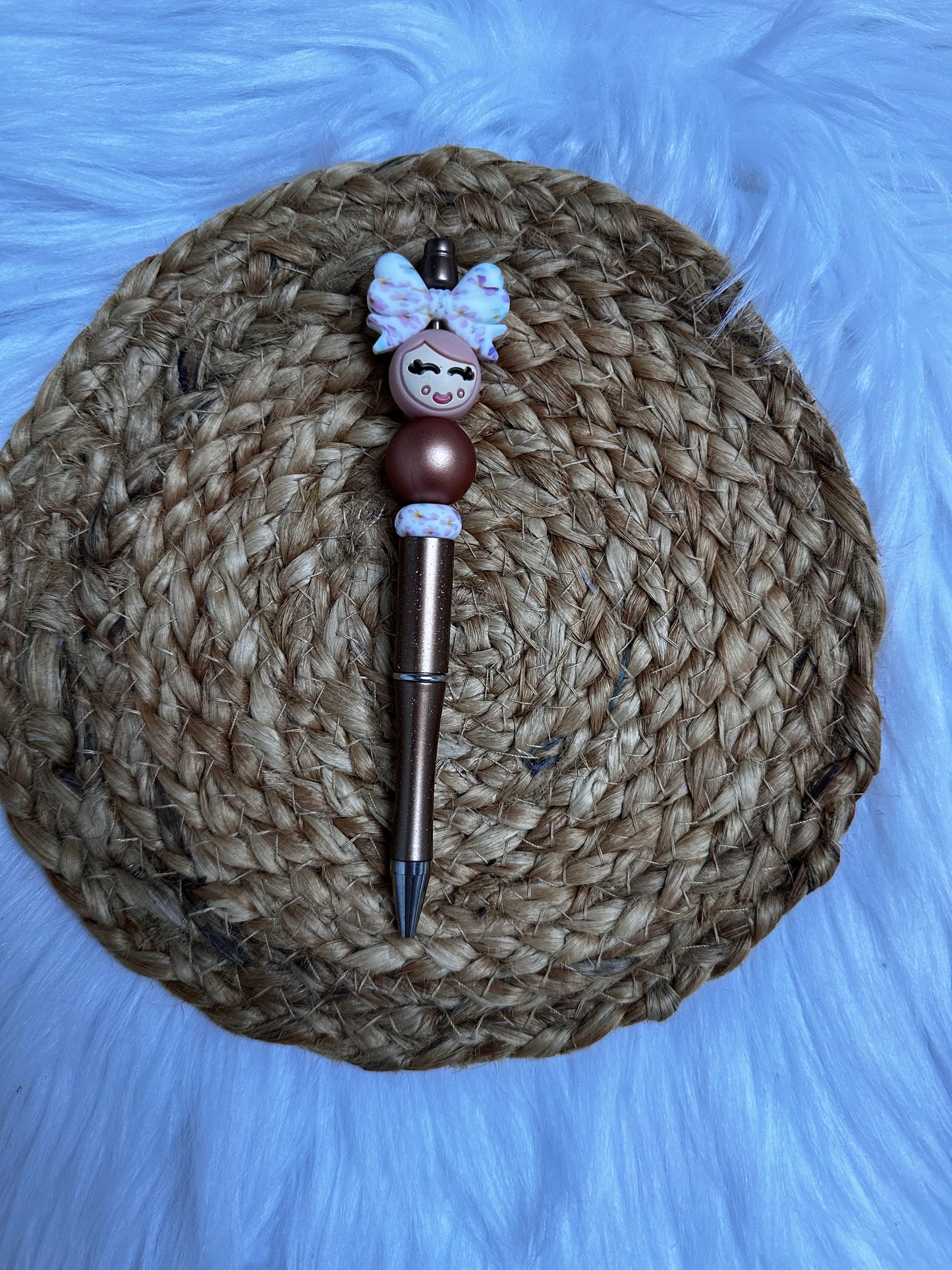 Pen/potlood popje van geluk blossom